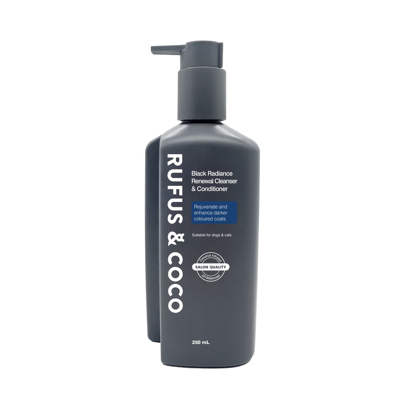 Rufus & Coco Black Radiance Renewal Dark Coloured Coat Pet Cleanser & Conditioner
