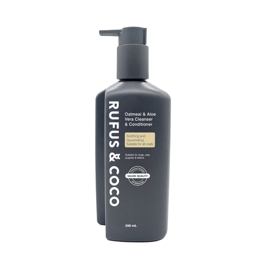 Rufus & Coco Oatmeal with Aloe Vera Pet Cleanser & Conditioner
