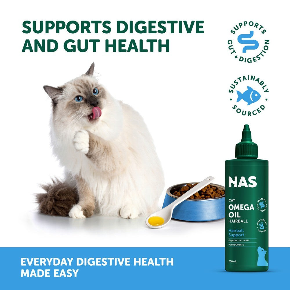 NAS Omega Oil Cat Hairball 200ml