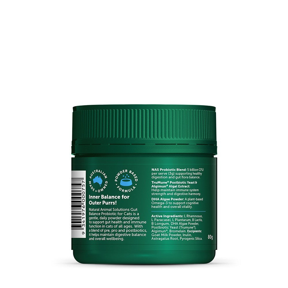 NAS Gut Balance Probiotic for Cats 80g