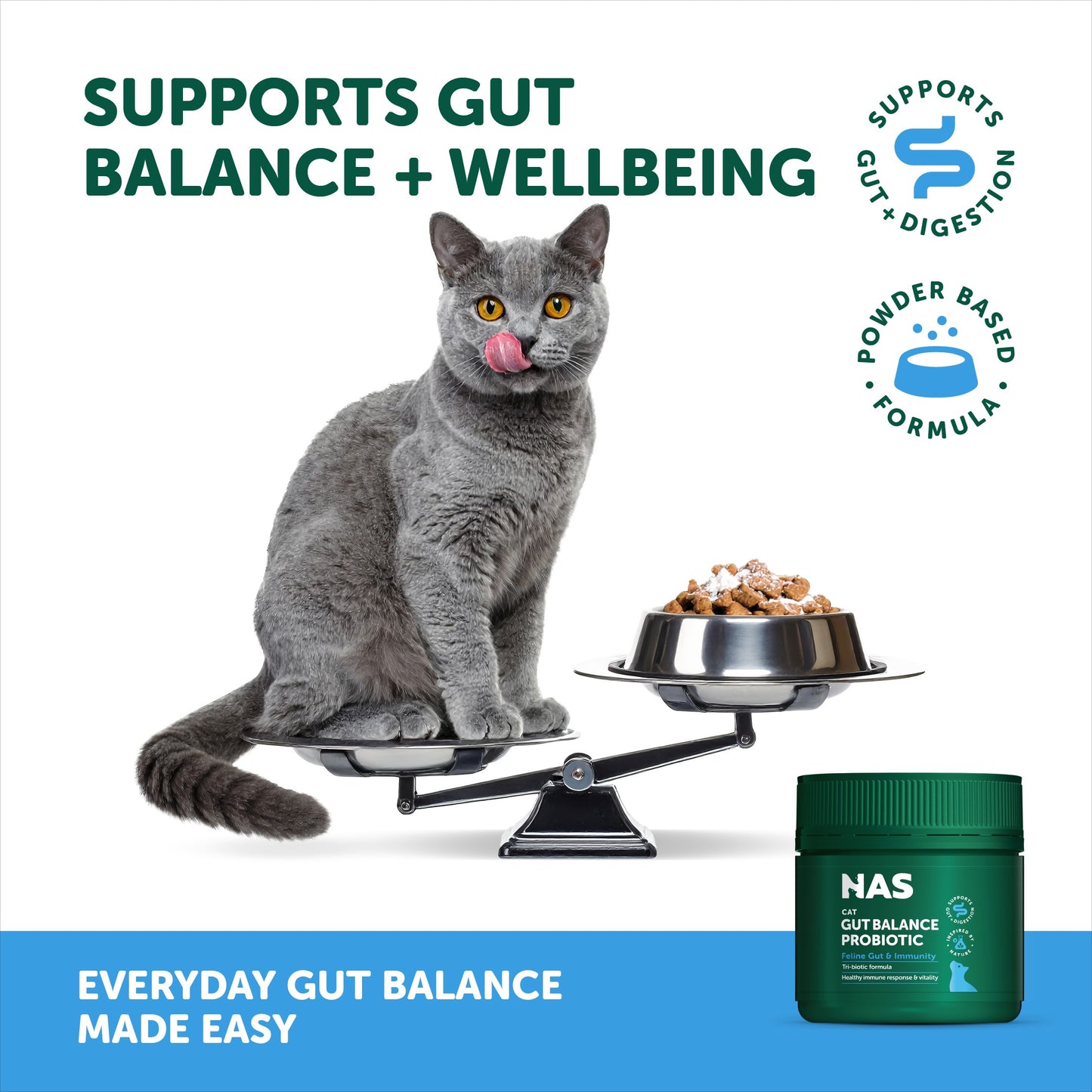NAS Gut Balance Probiotic for Cats