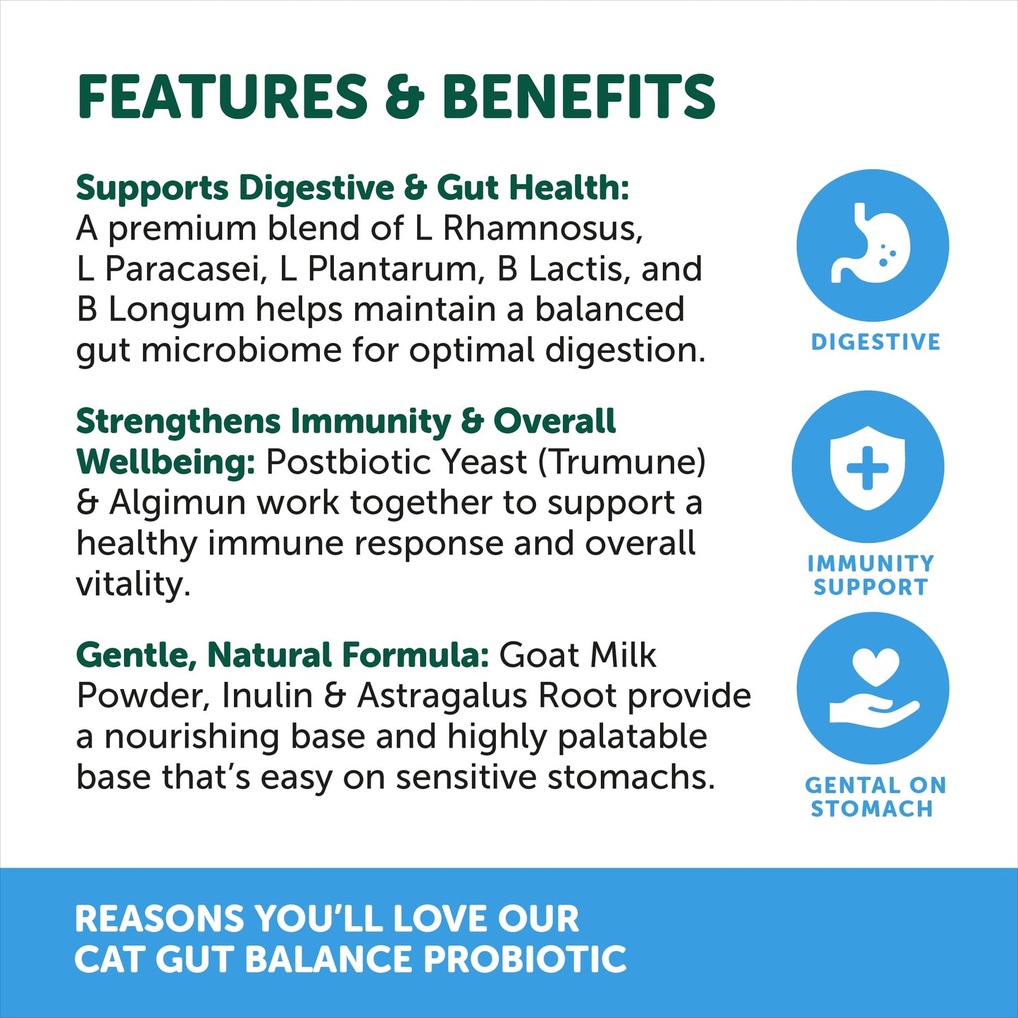 NAS Gut Balance Probiotic for Cats