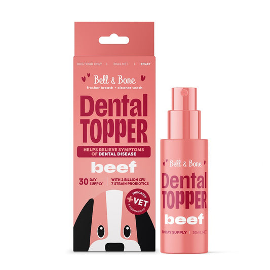 Bell & Bone Beef Dog Dental Toppers Spray 30ml