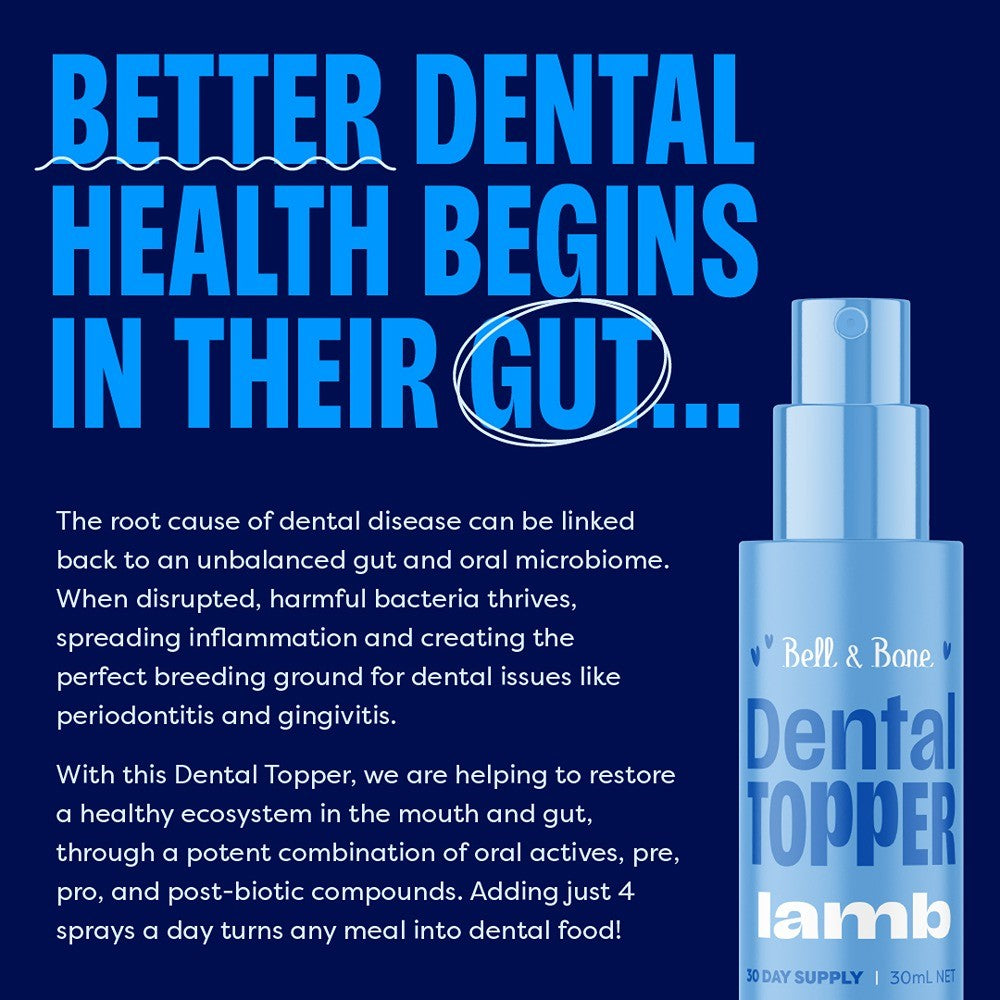 Bell & Bone Lamb Dog Dental Toppers Spray 30ml