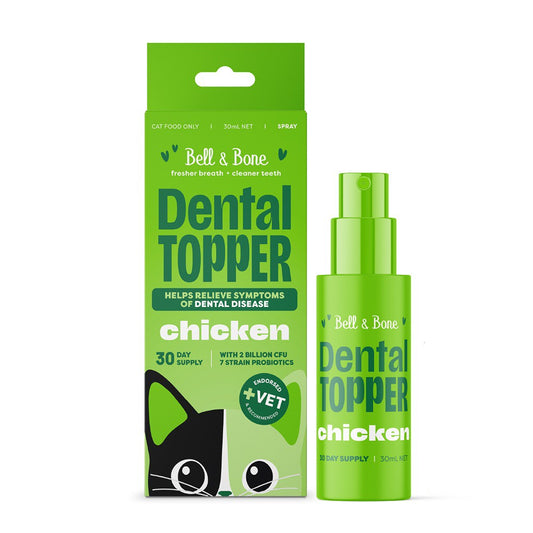 Bell & Bone Chicken Cat Dental Toppers Spray 30ml