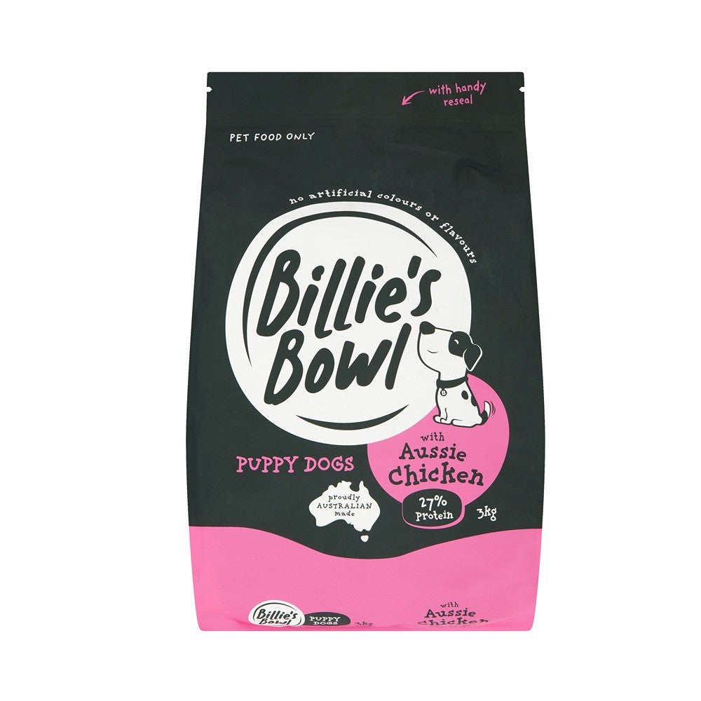 Billie's Bowl Puppy with Aussie Chicken Dry Dog Food