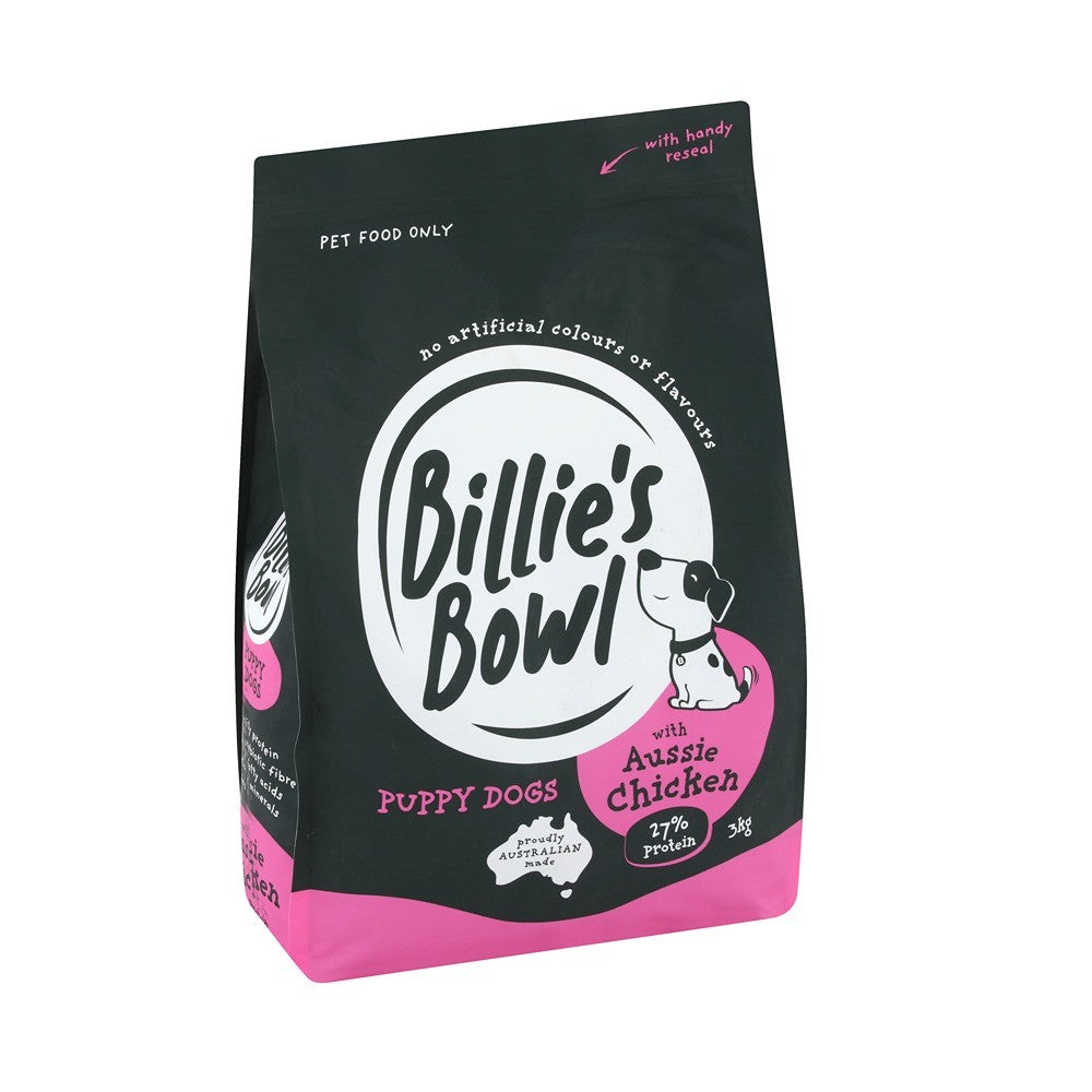 Billie's Bowl Puppy with Aussie Chicken Dry Dog Food