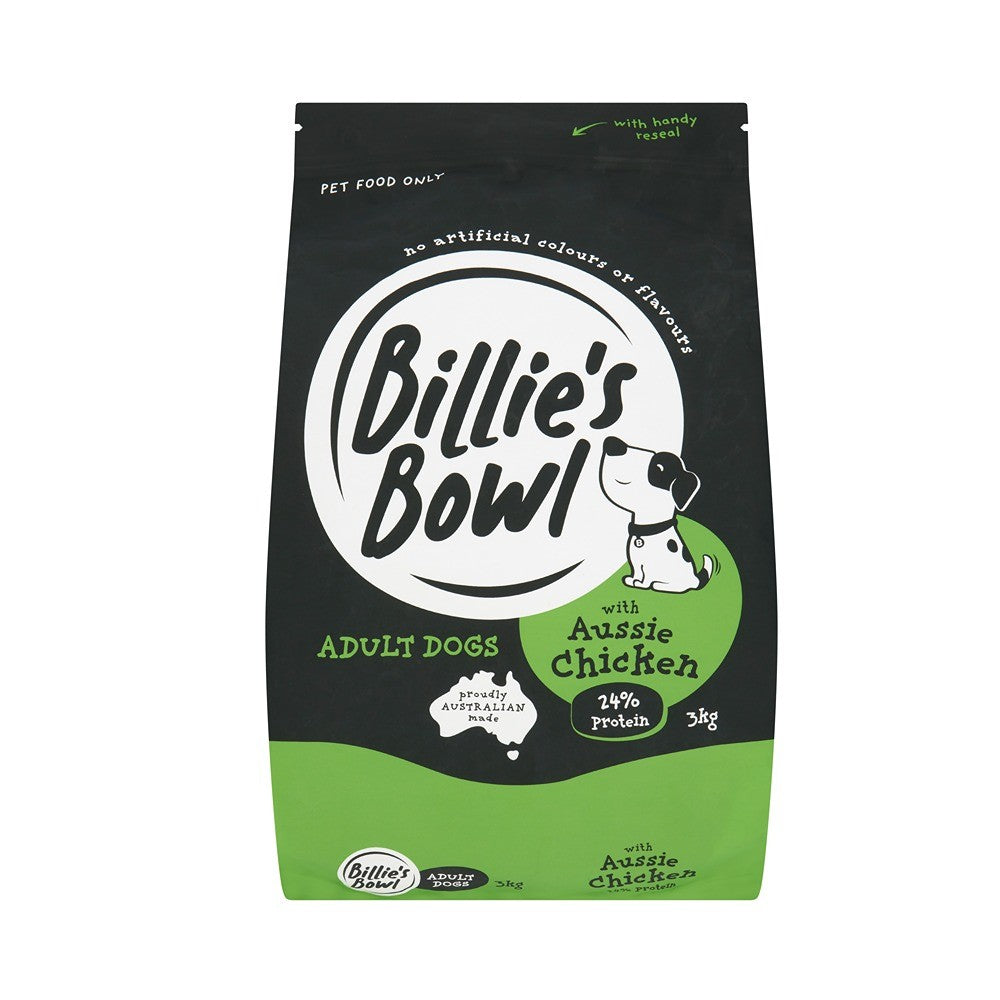 Billie's Bowl Adult with Aussie Chicken Dry Dog Food