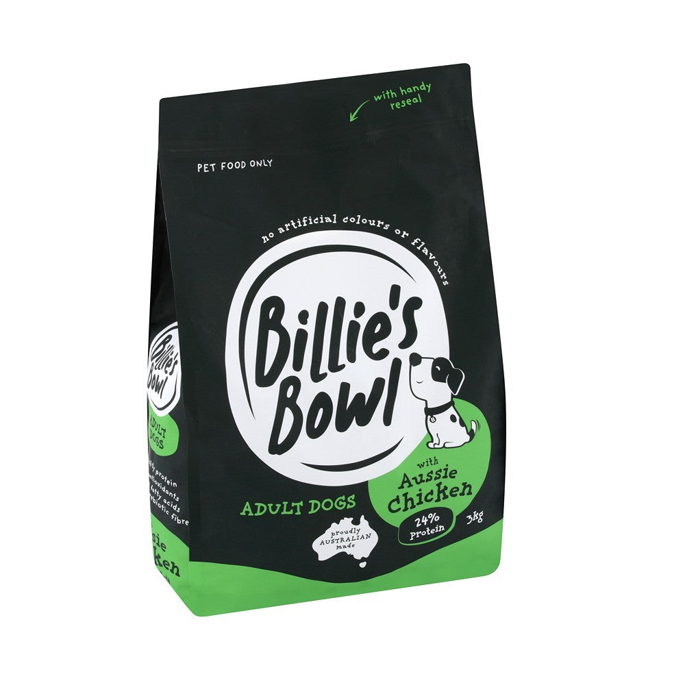 Billie's Bowl Adult with Aussie Chicken Dry Dog Food