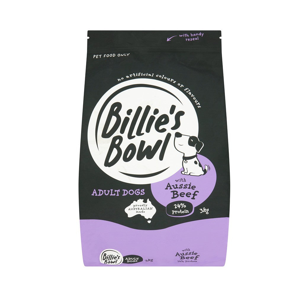 Billie's Bowl Adult with Aussie Beef Dry Dog Food