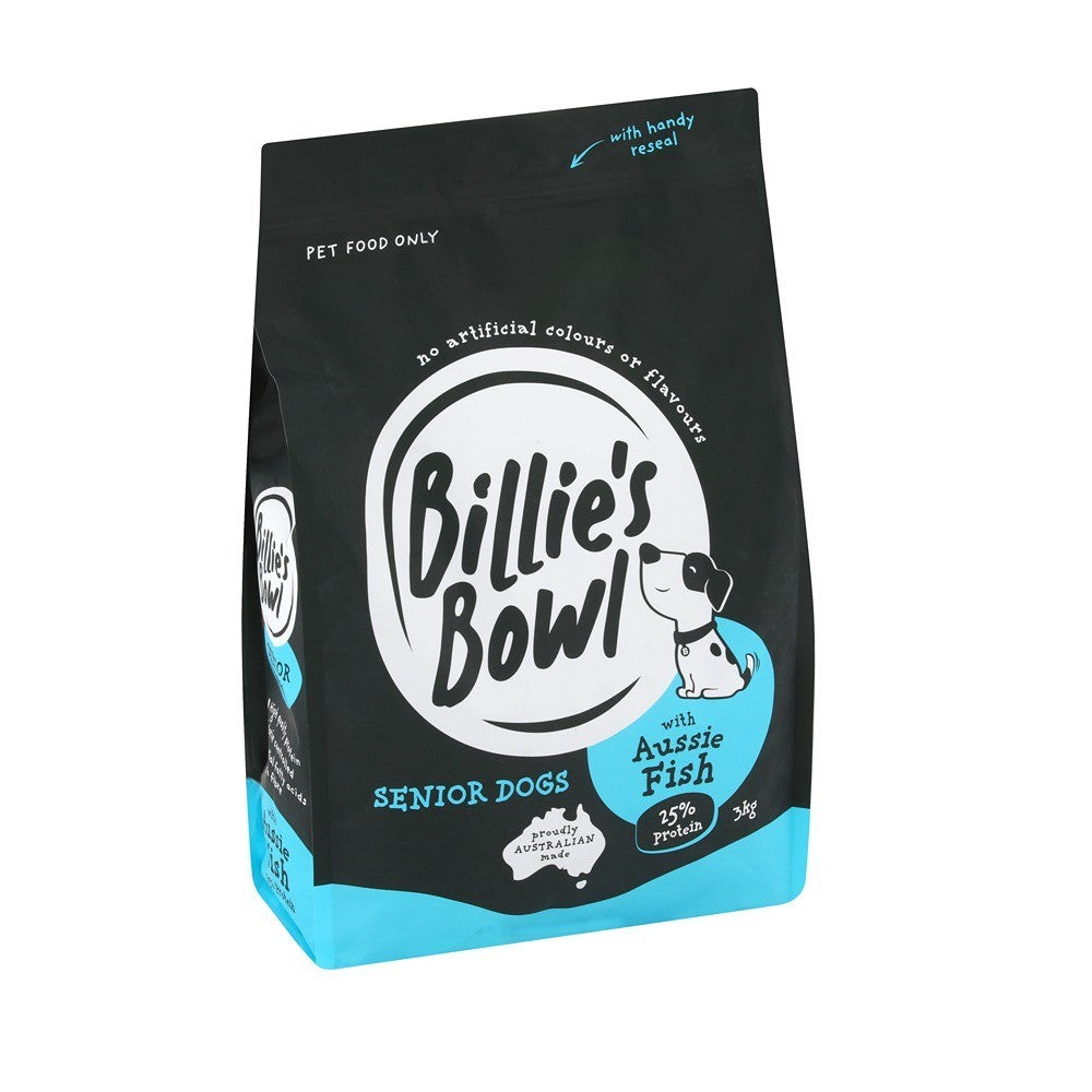 Billie's Bowl Aussie Fish Senior Dry Dog Food
