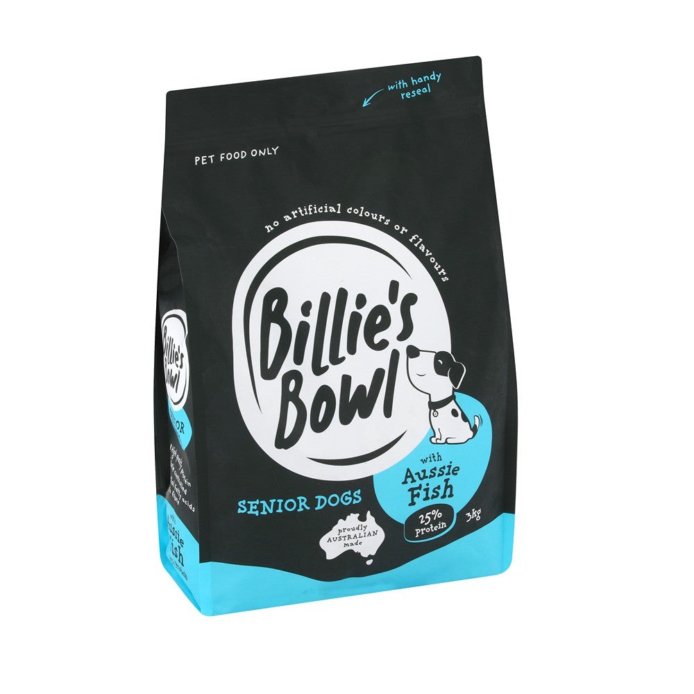 Billie's Bowl Aussie Fish Senior Dry Dog Food