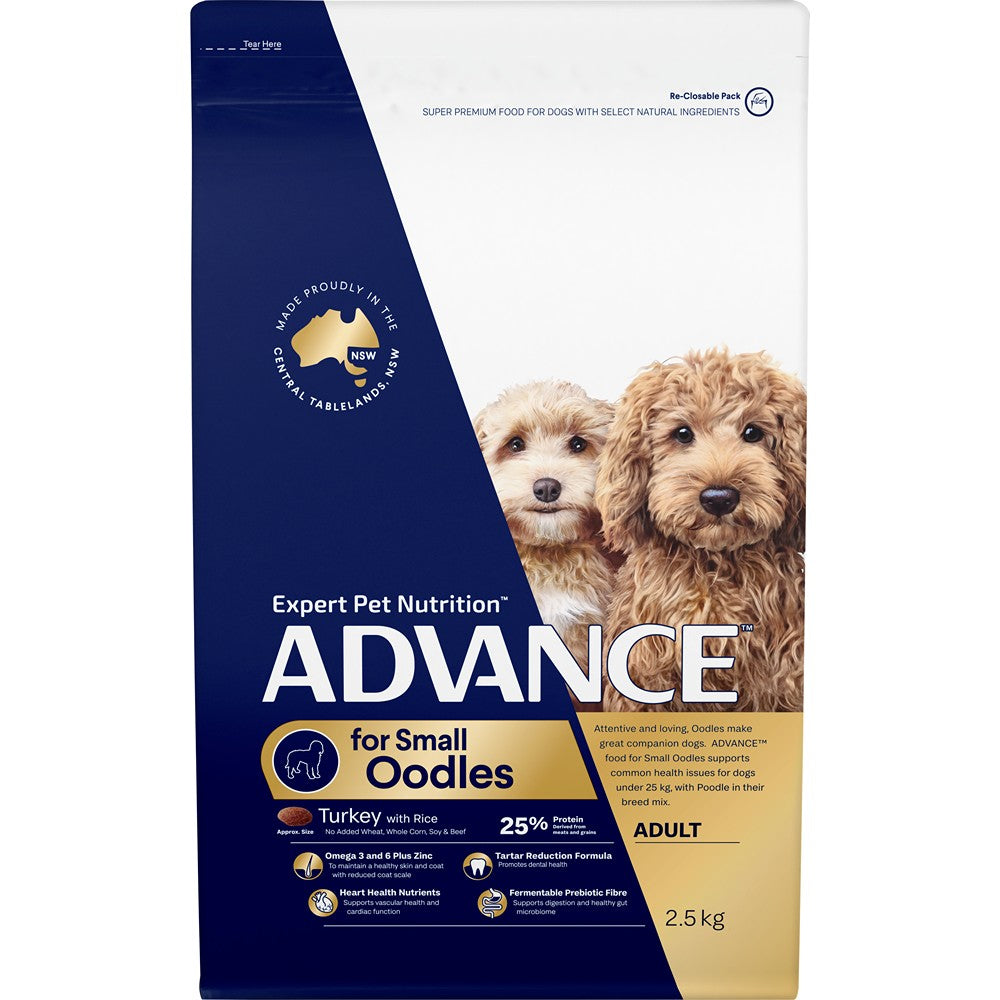 Advance Adult Small Breed Oodles Turkey & Rice Dry Dog Food