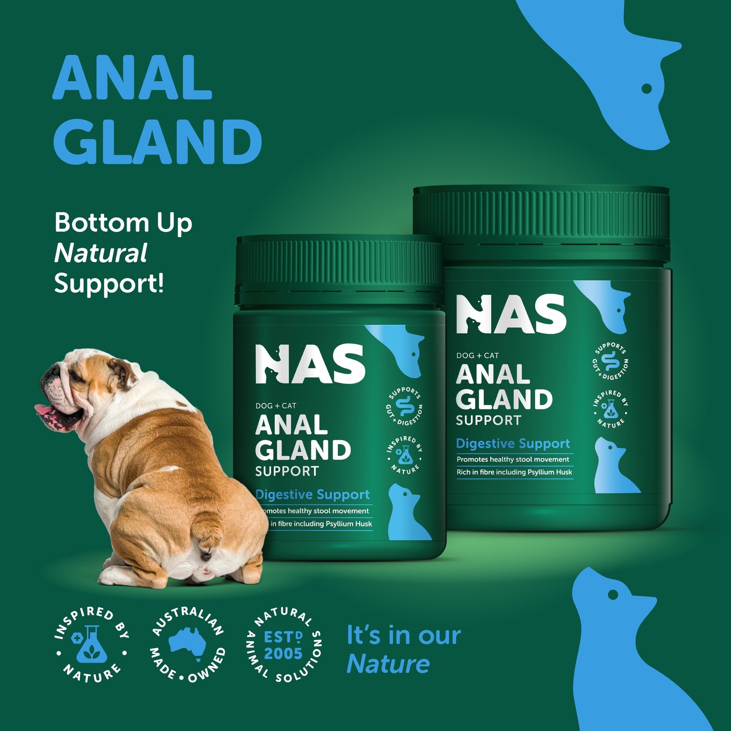 NAS Anal Gland Support Dog & Cat Supplement