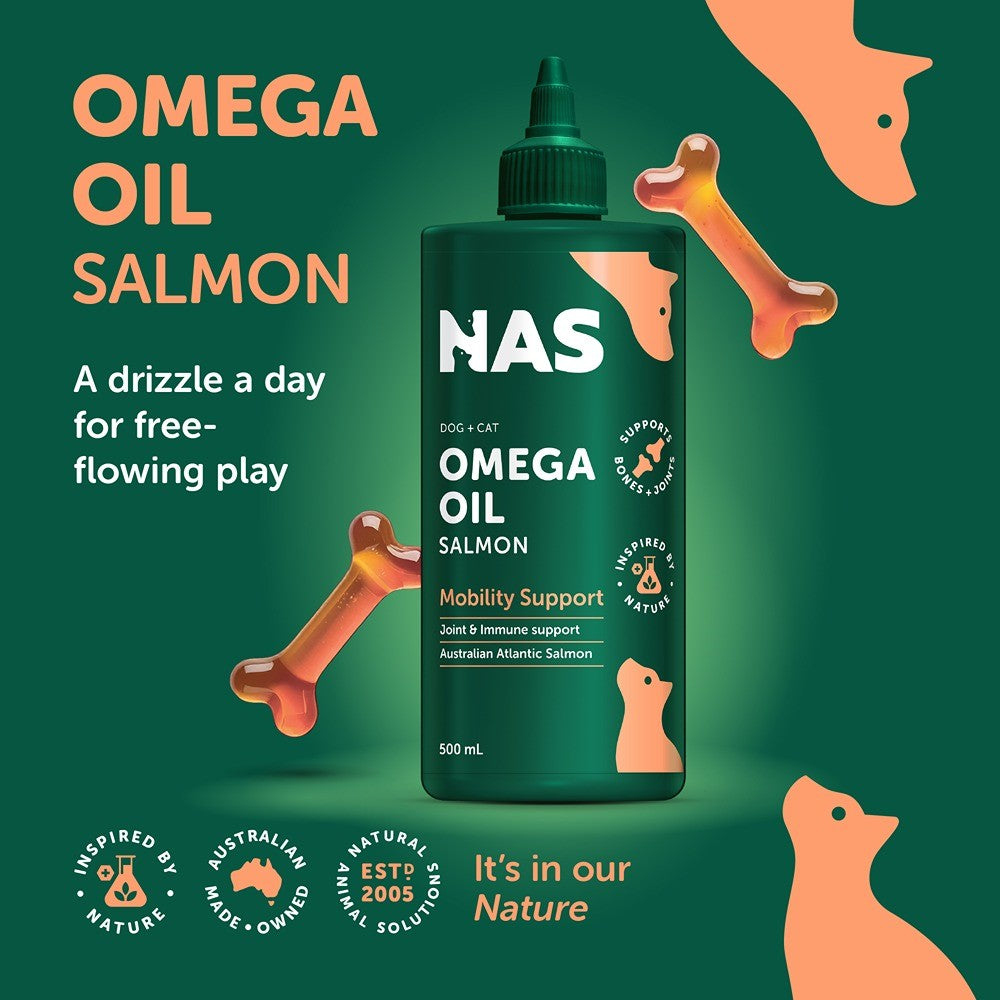 NAS Omega Oil Salmon for Dogs & Cats