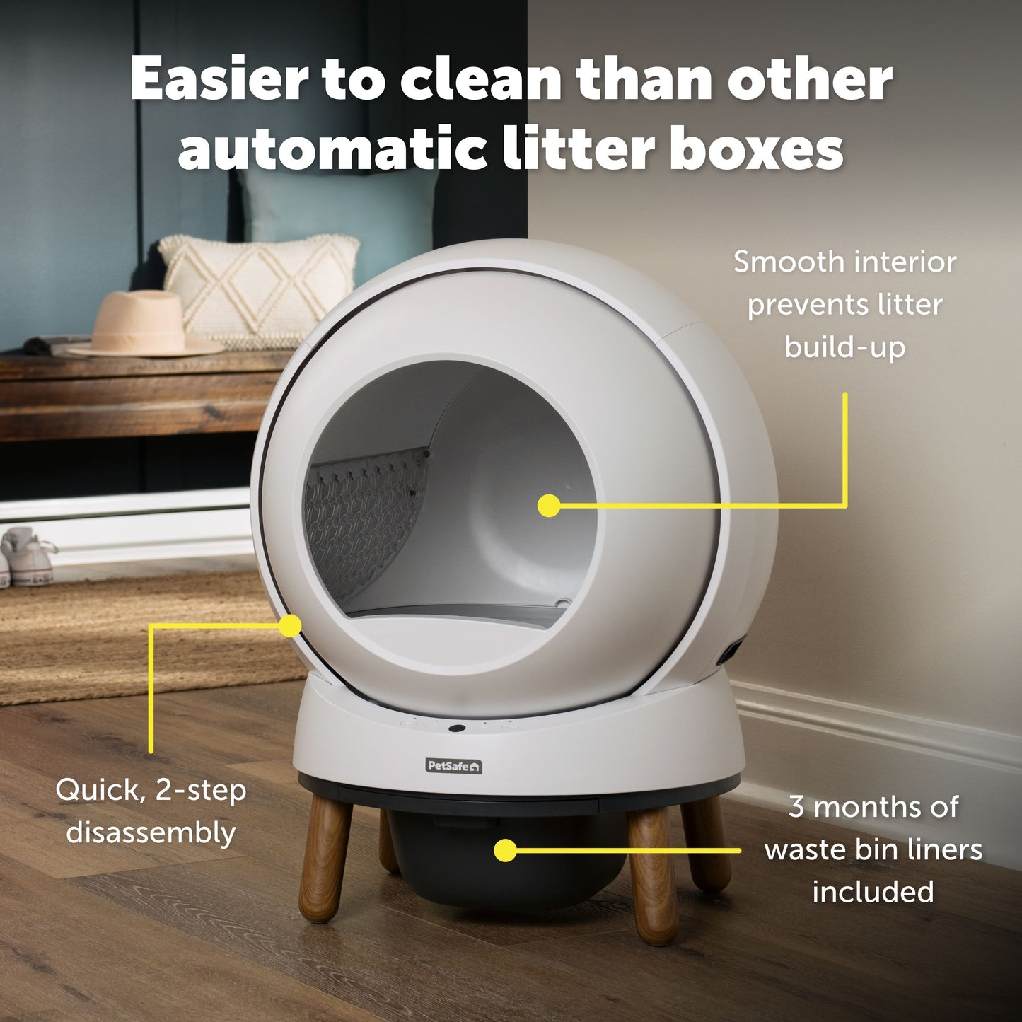 Petsafe ScoopFree SmartSpin Automatic Self Cleaning Cat Litter Box