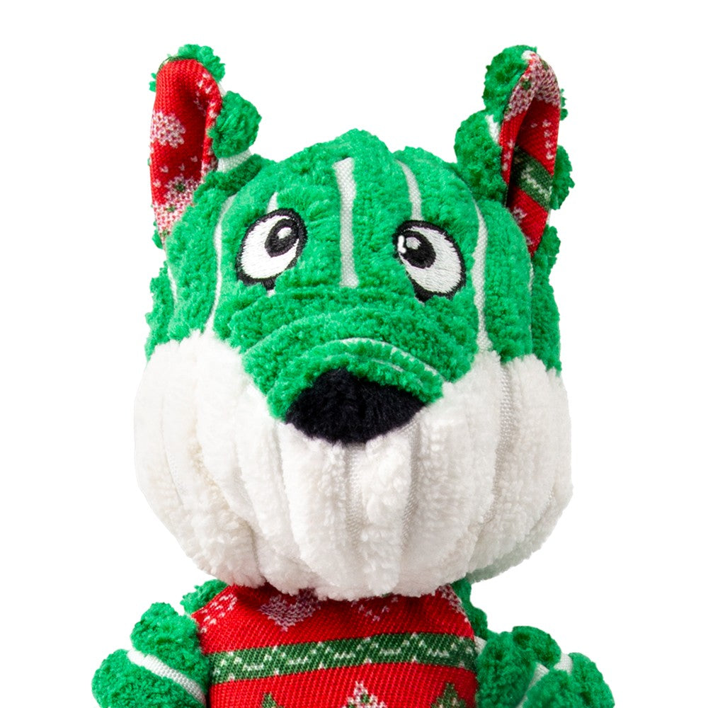 Kong Holiday Floppy Knots Fox Dog Toy