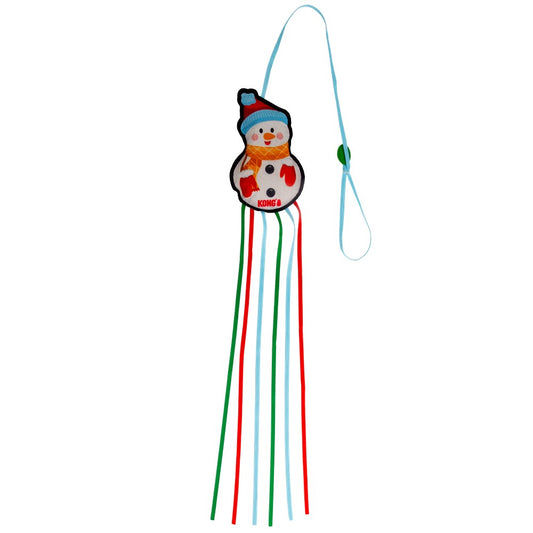 Kong Holiday Teaser Snowman Cat Toy