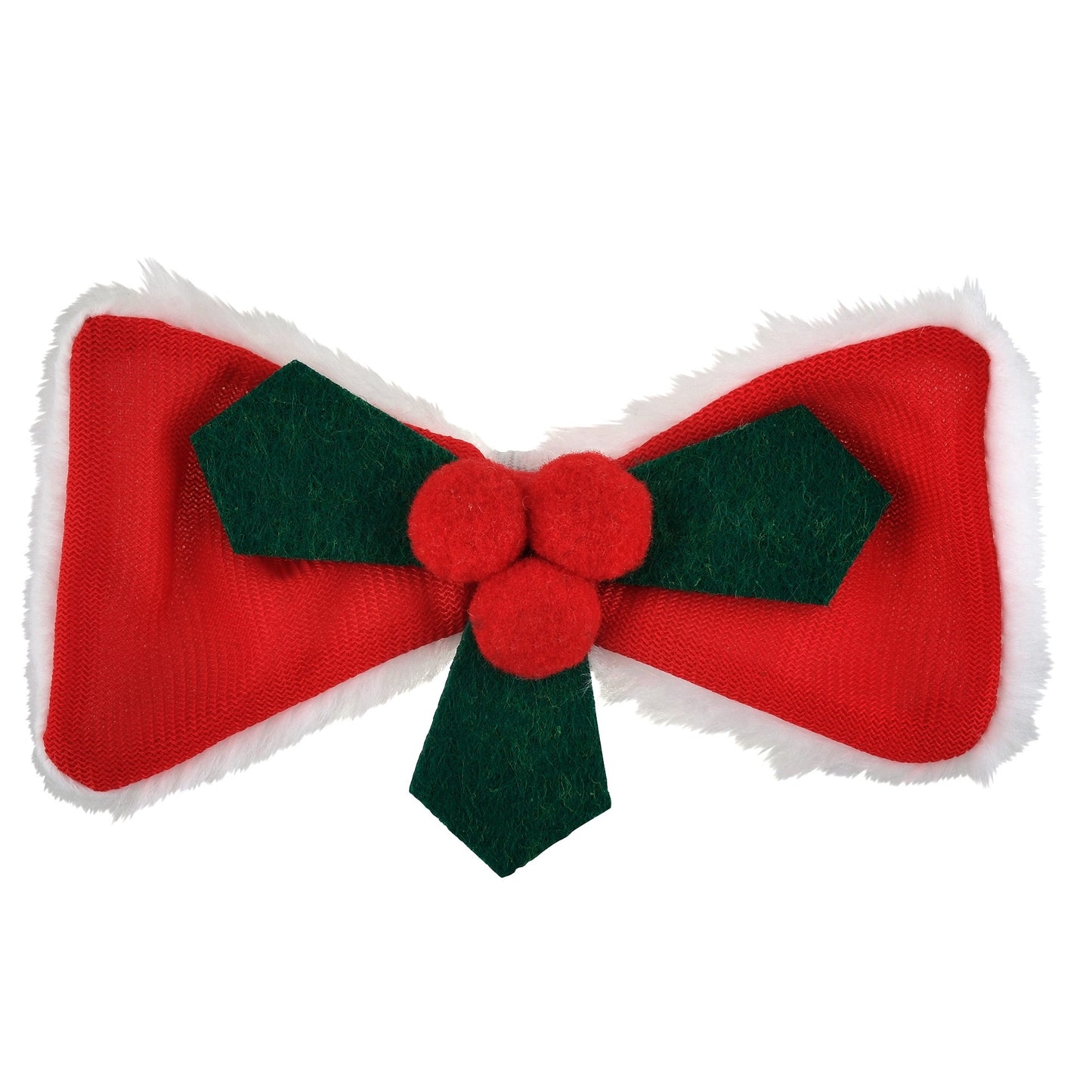 Petstock Christmas Fluffy Festive Dog & Cat Bow Tie