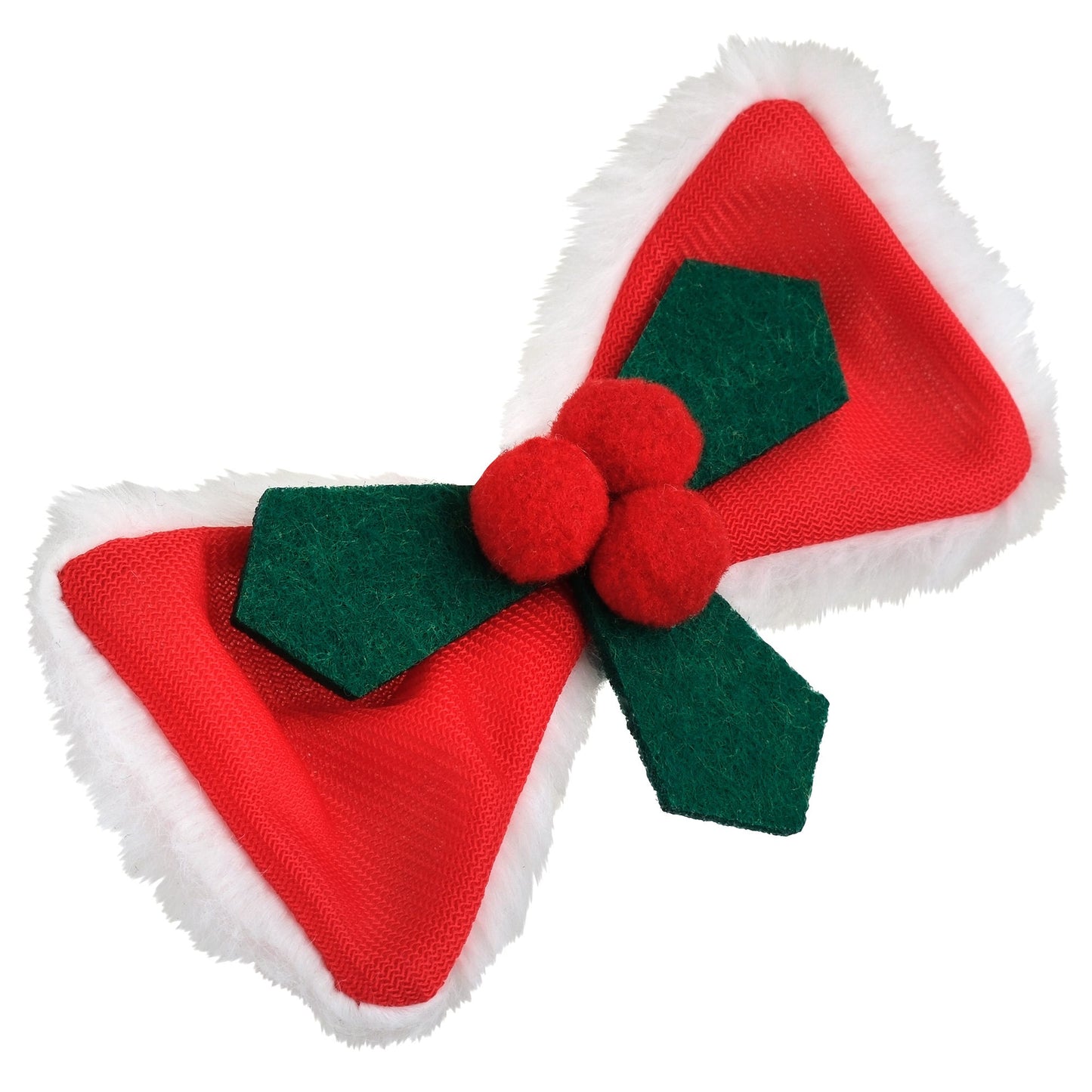 Petstock Christmas Fluffy Festive Dog & Cat Bow Tie