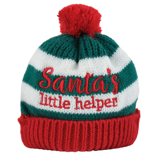 Petstock Christmas Santa's Little Helper Dog Knit Beanie