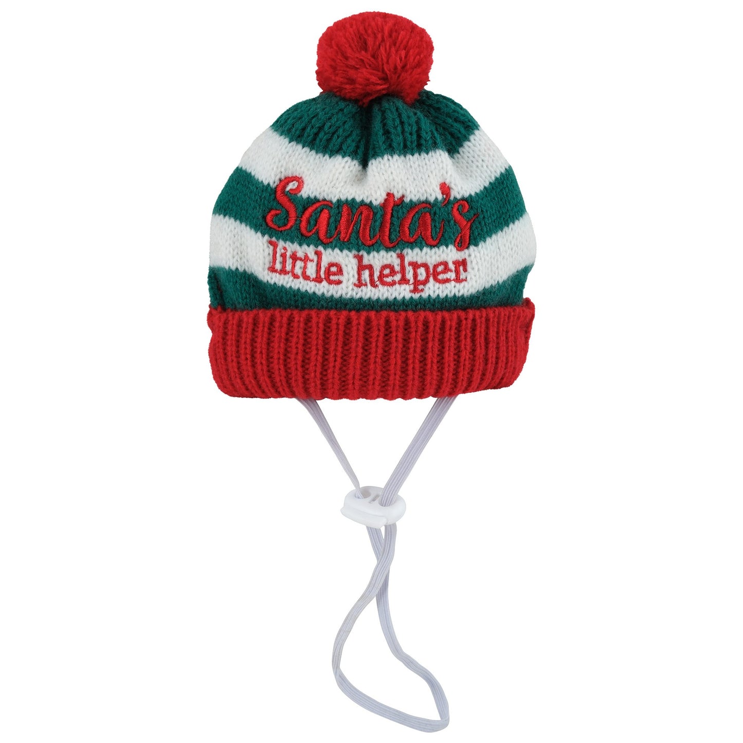Petstock Christmas Santa's Little Helper Dog Knit Beanie