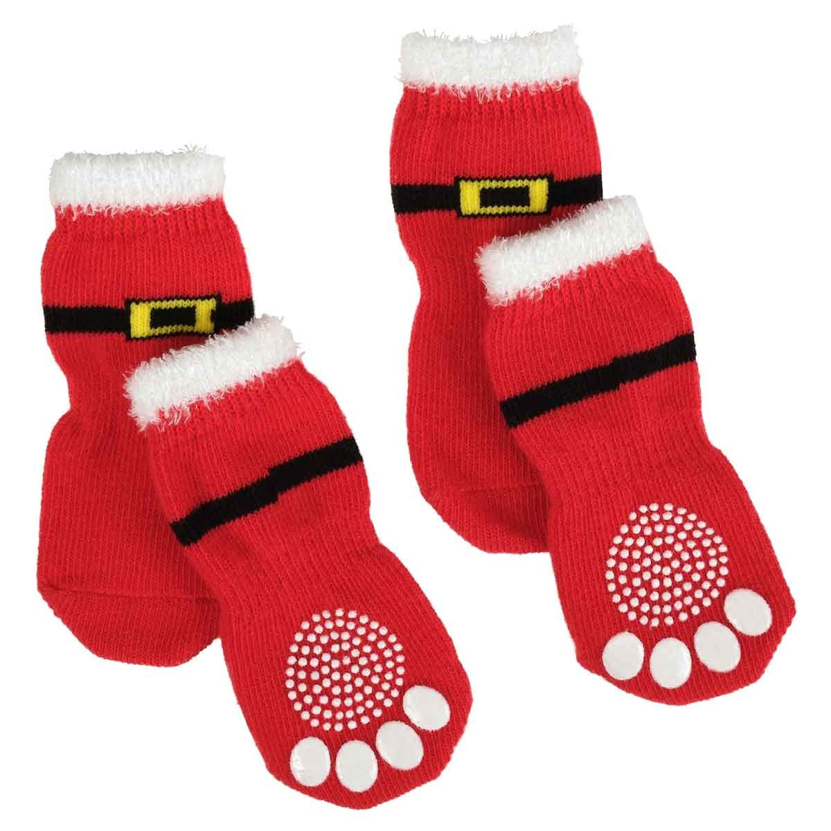 Petstock Christmas Dog Santa Socks