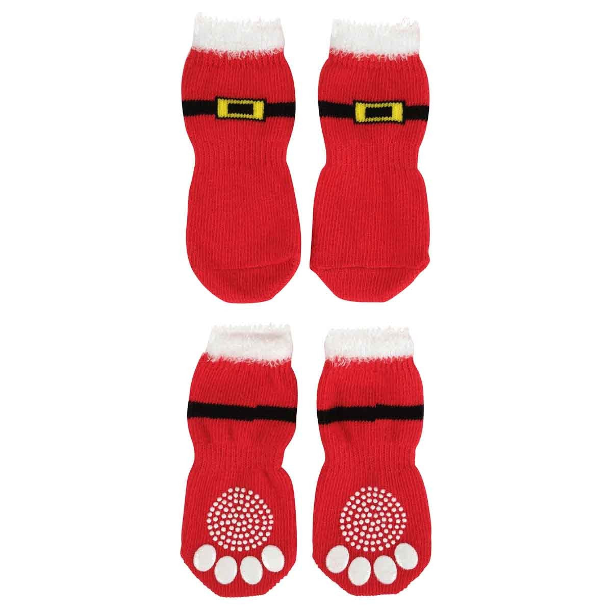 Petstock Christmas Dog Santa Socks