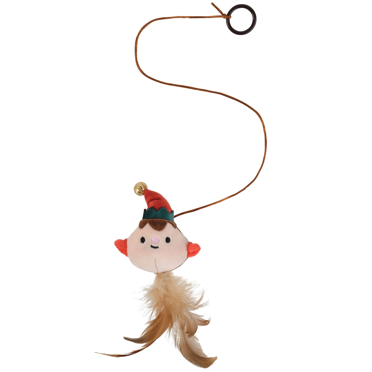 Petstock Christmas Elf Fingerloop Teaser Cat Toy