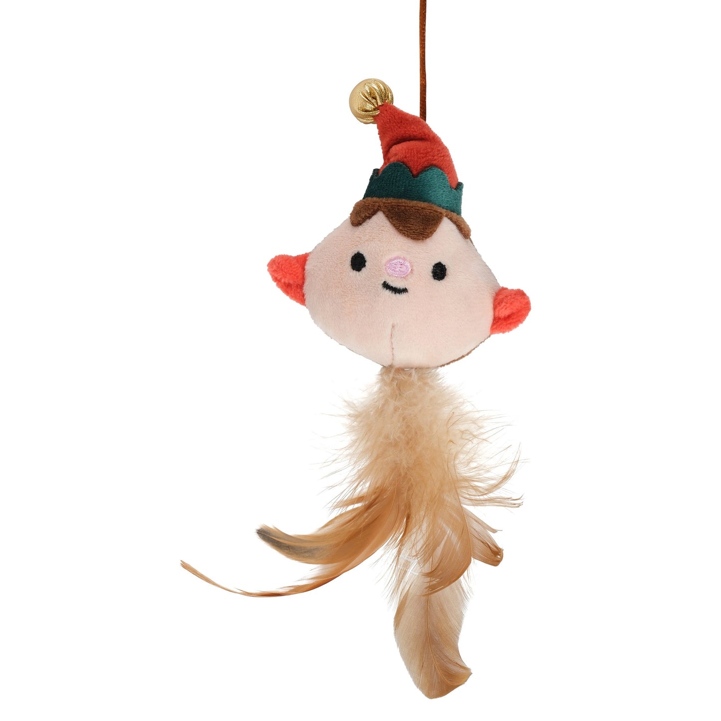 Petstock Christmas Elf Fingerloop Teaser Cat Toy