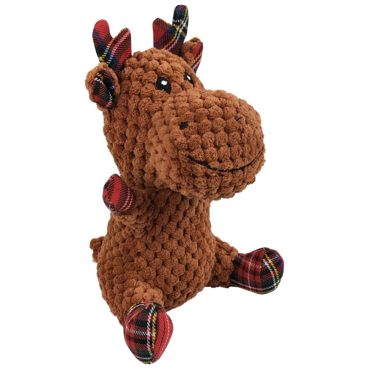 Petstock Foundation Christmas Plush Reindeer Dog Toy