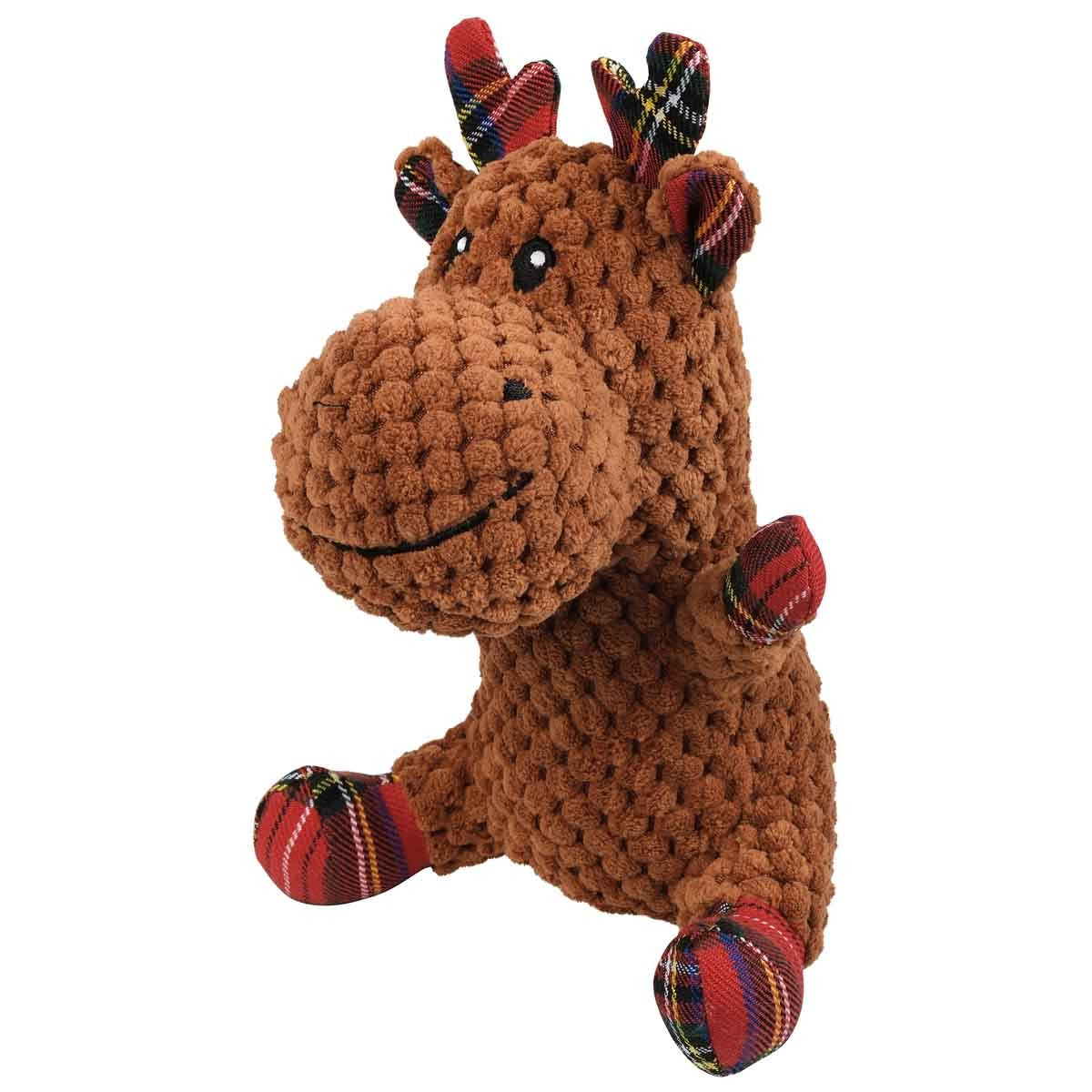 Petstock Foundation Christmas Plush Reindeer Dog Toy