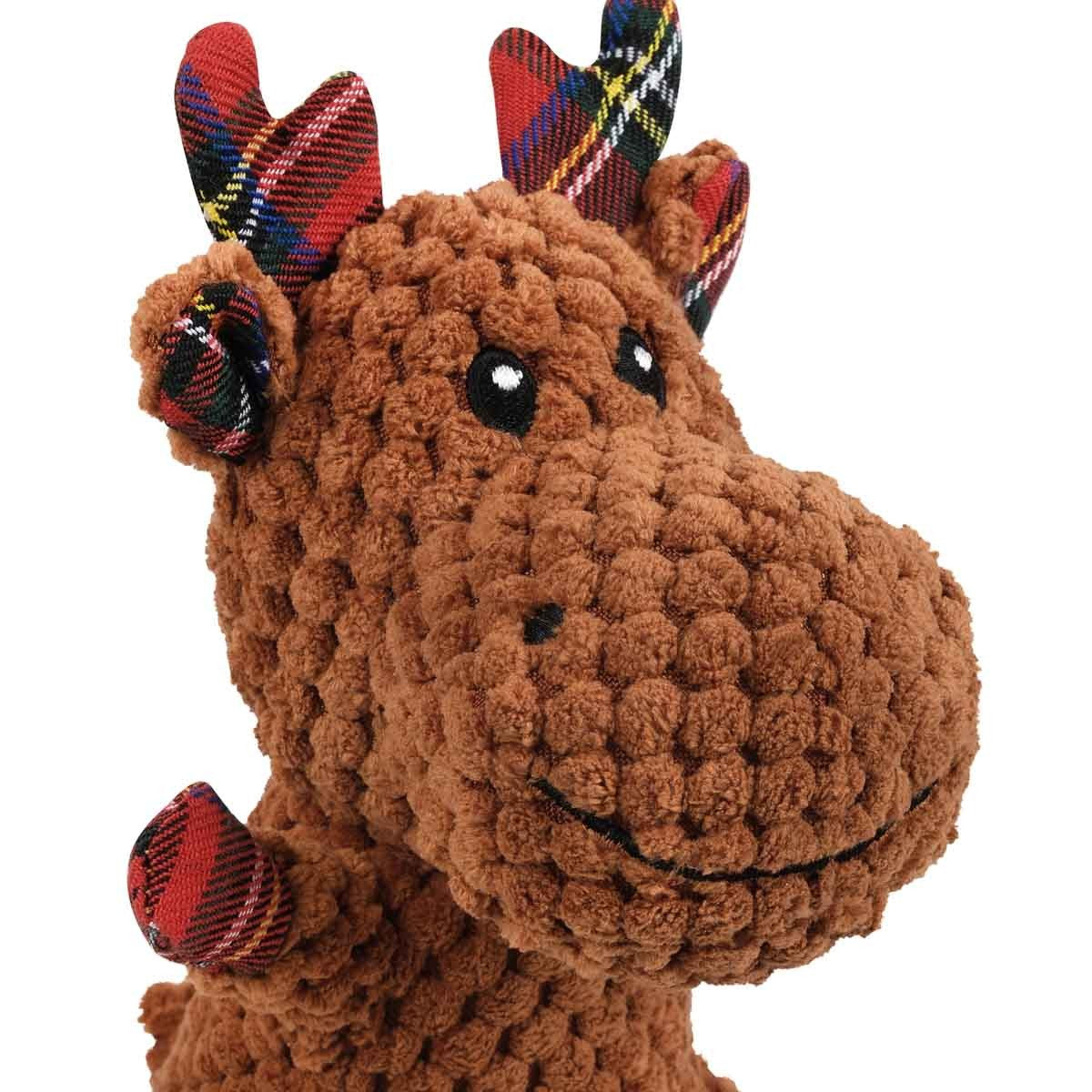 Petstock Foundation Christmas Plush Reindeer Dog Toy