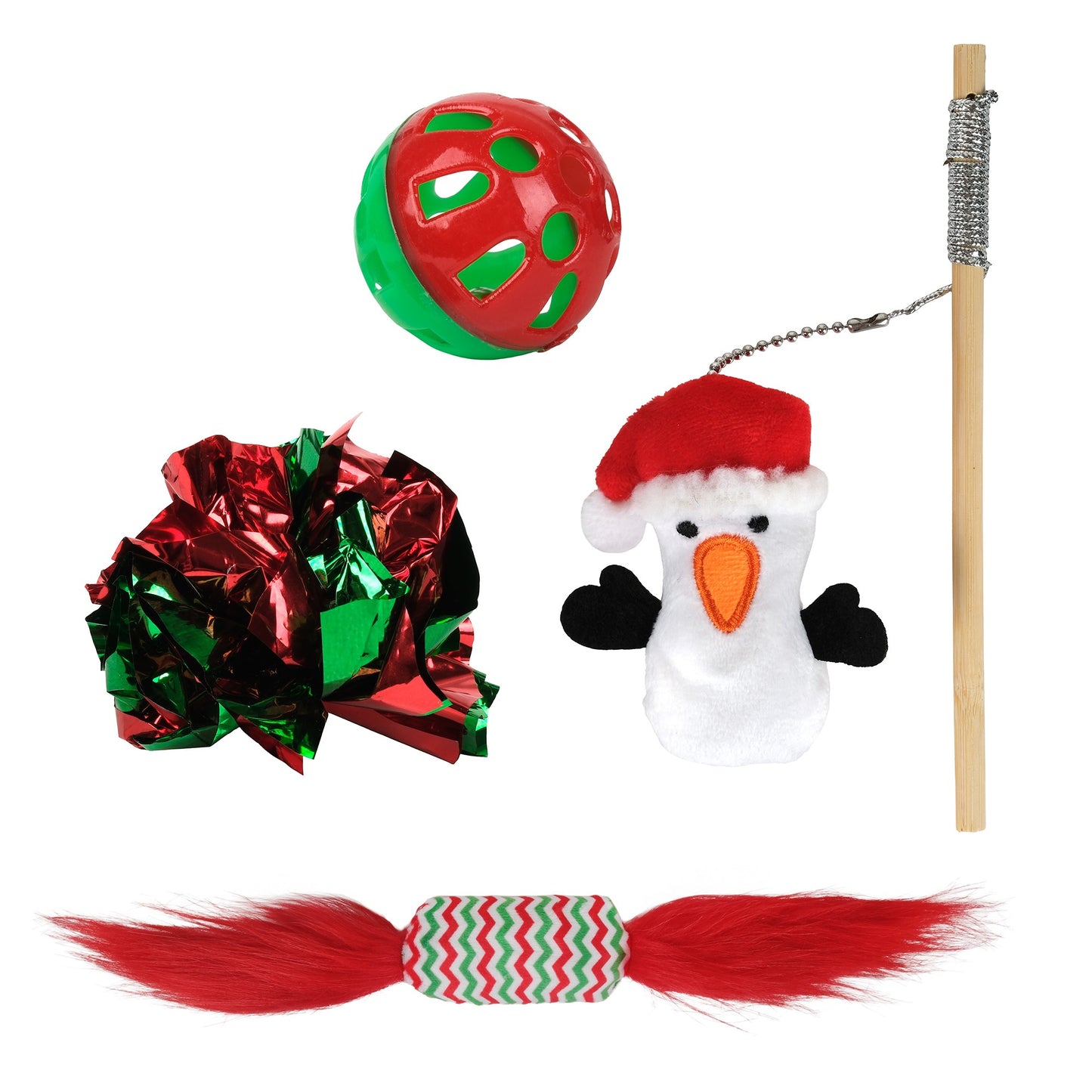 Petstock Christmas Stocking Assorted Cat Toys