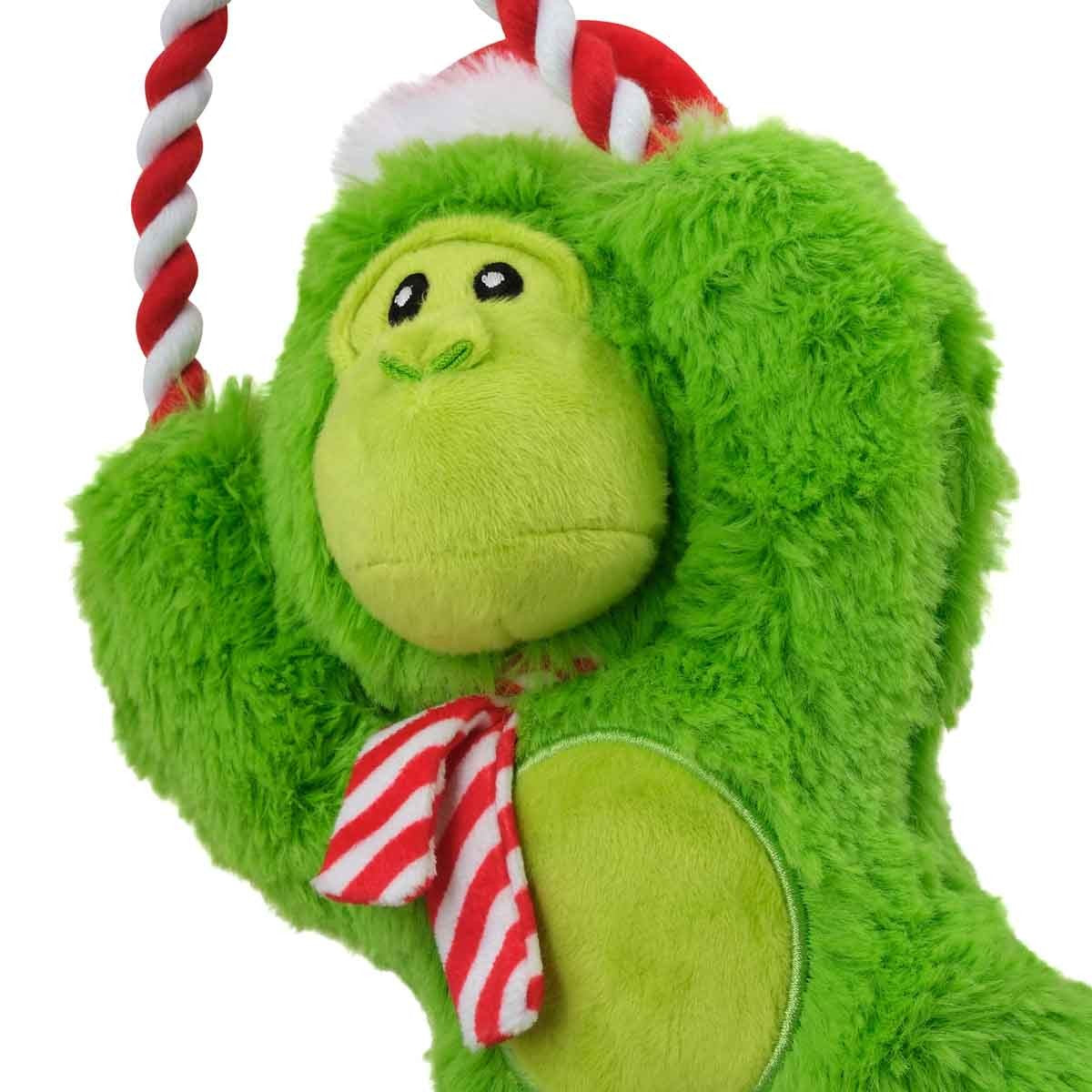 Petstock Christmas Monkey Tug Dog Toy