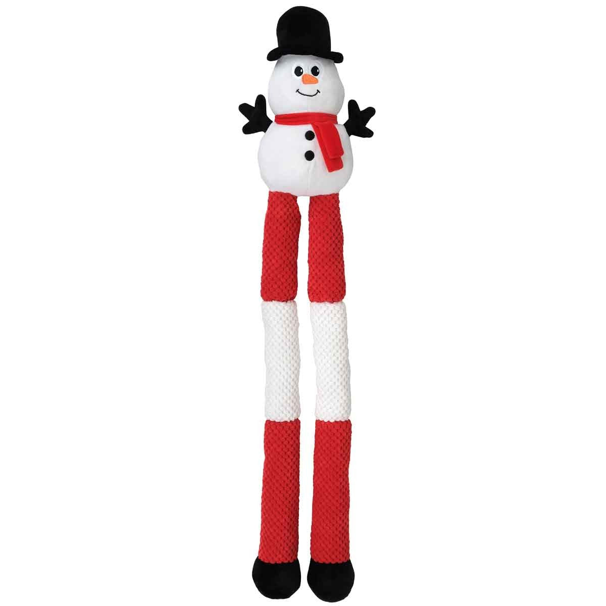 Petstock Christmas Snowman Long Leg Dog Toy
