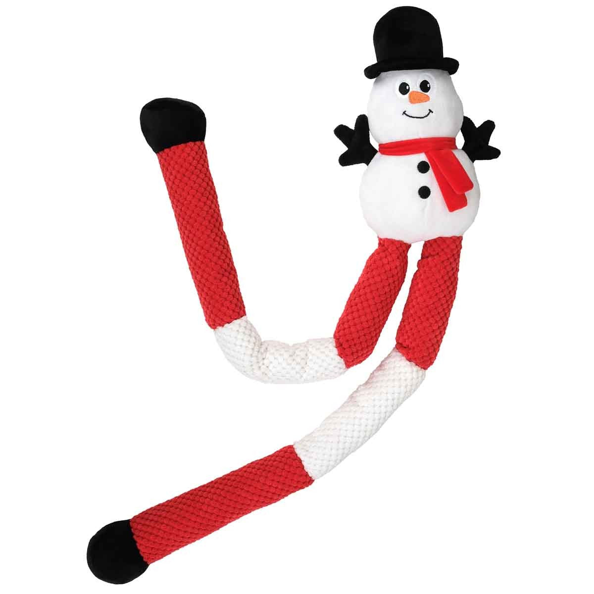Petstock Christmas Snowman Long Leg Dog Toy