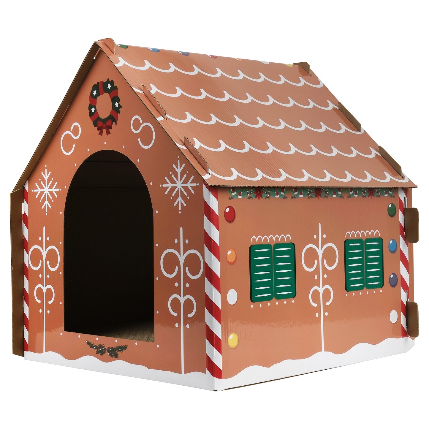 Petstock Christmas Gingerbread House Cat Scratcher Box