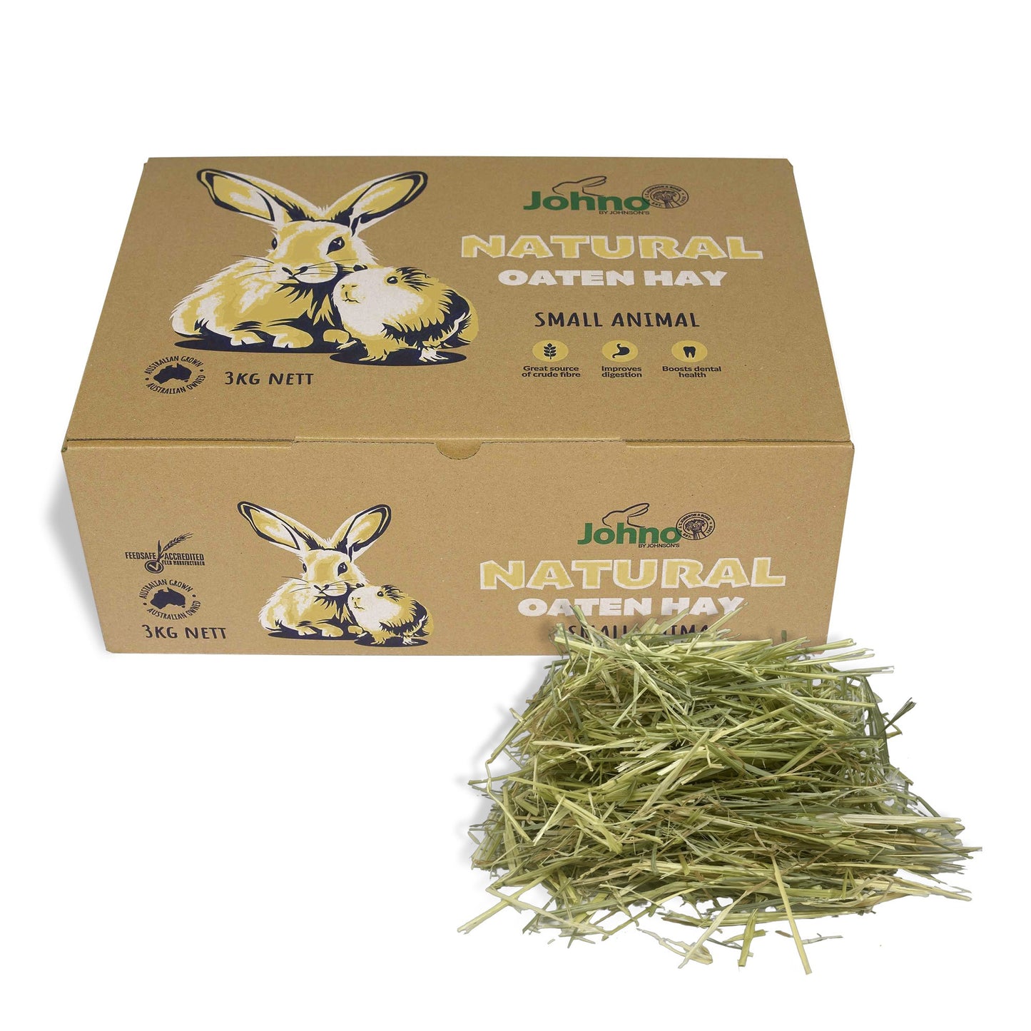 Johnson's Natural Hay Box Small Animal Food