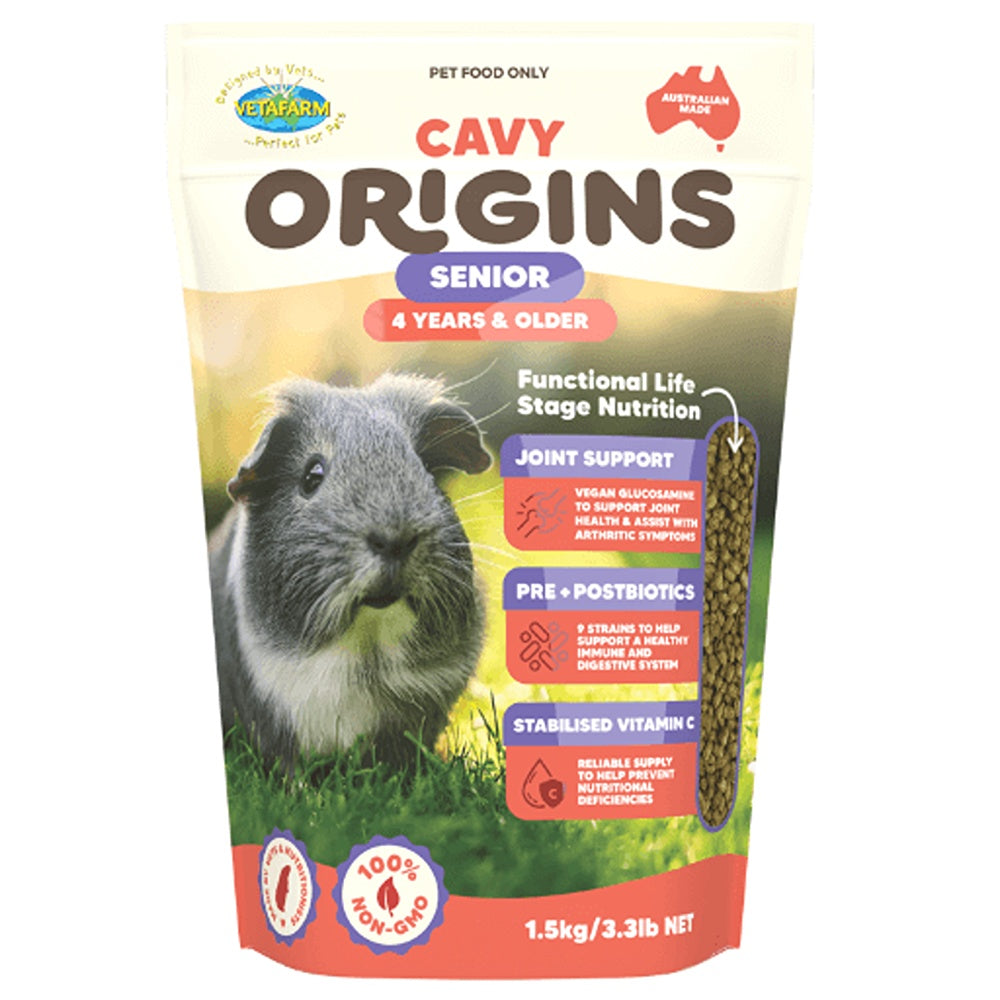 Vetafarm Cavy Origins Senior Guinea Pig Pellet Food