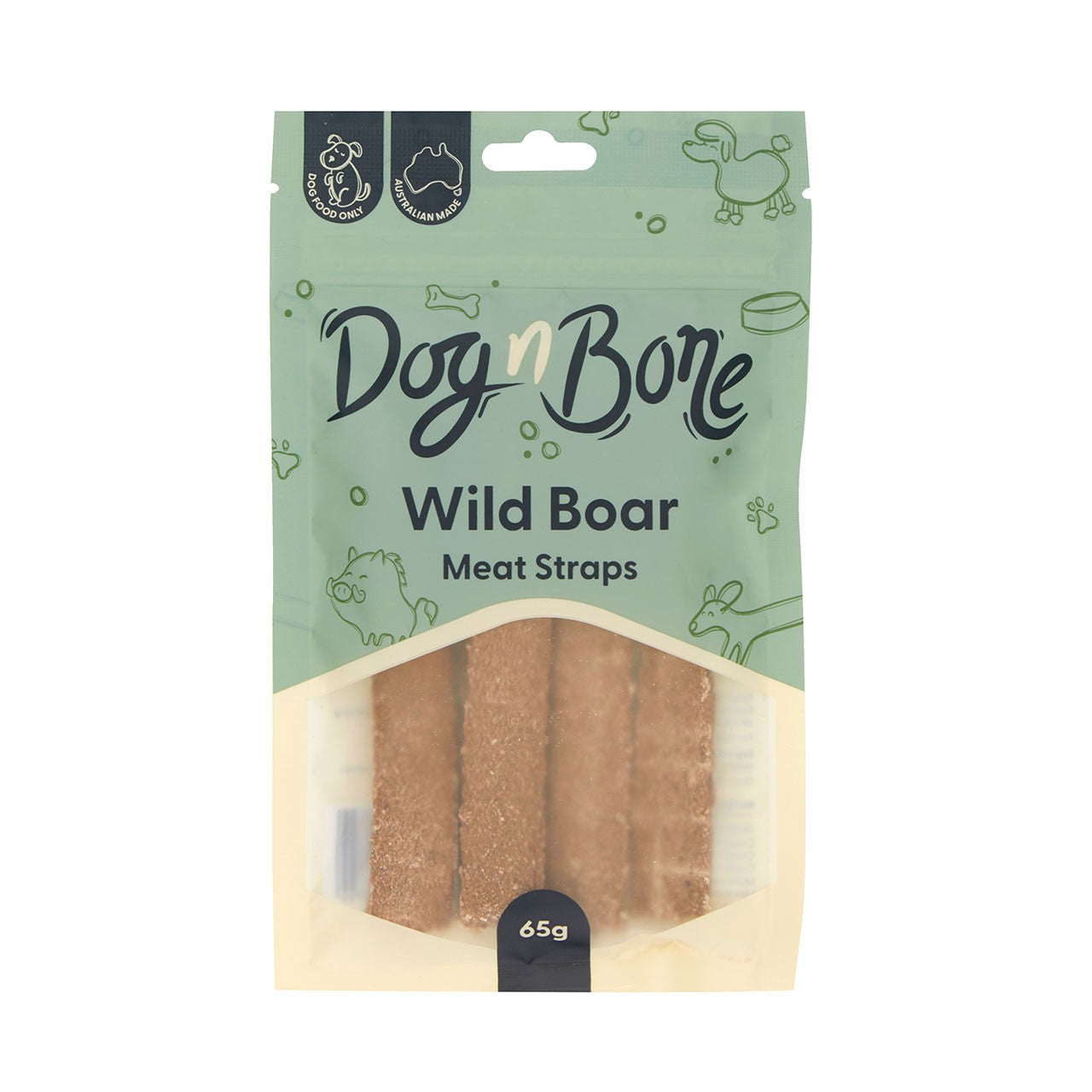 Dog n Bone Wild Boar Straps Dog Treats