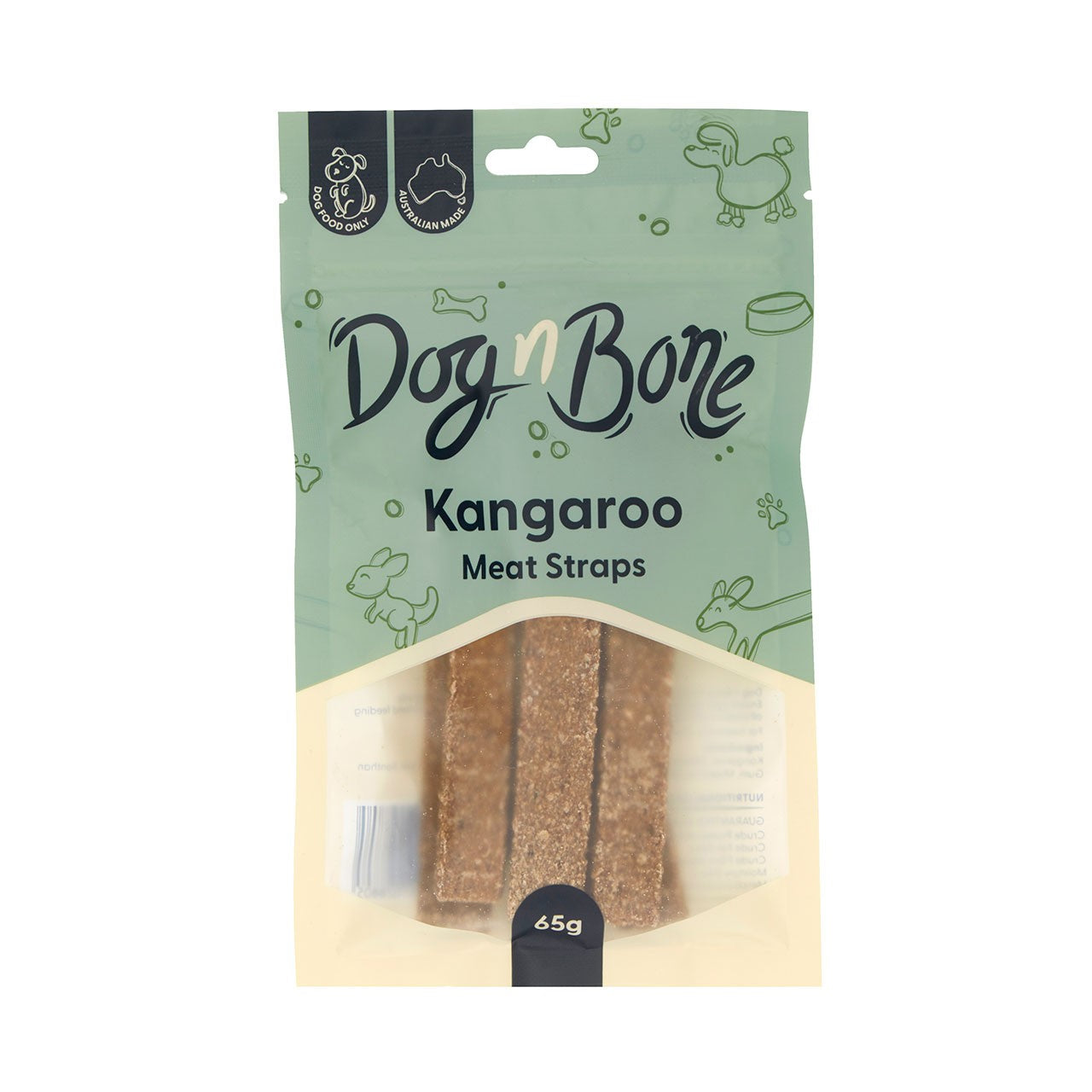Dog n Bone Kangaroo Straps Dog Treats