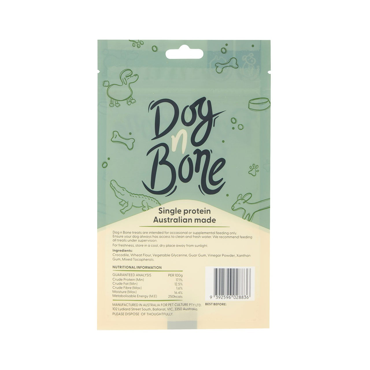 Dog n Bone Crocodile Bites Dog Treats