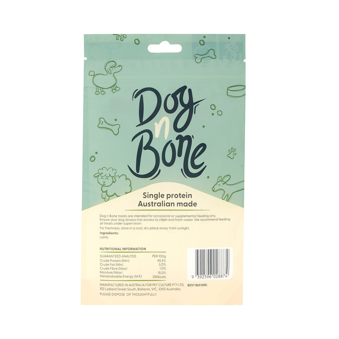 Dog n Bone Lamb Cubes Dog Treats