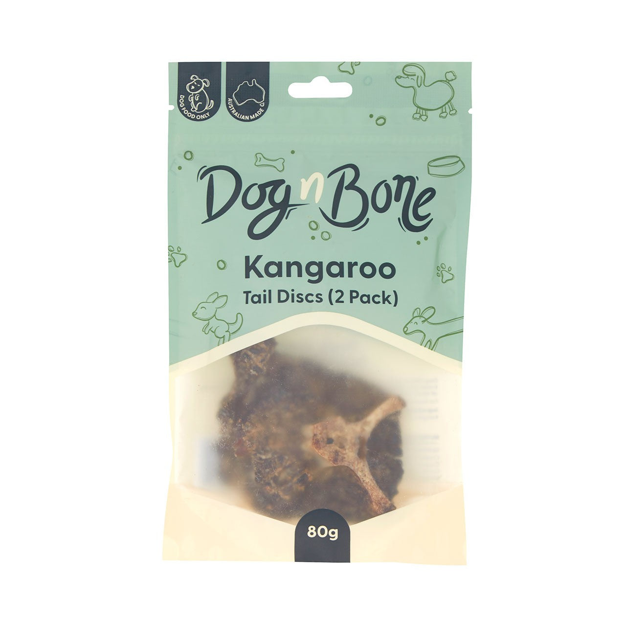 Dog n Bone Kangaroo Tail Discs Dog Treats