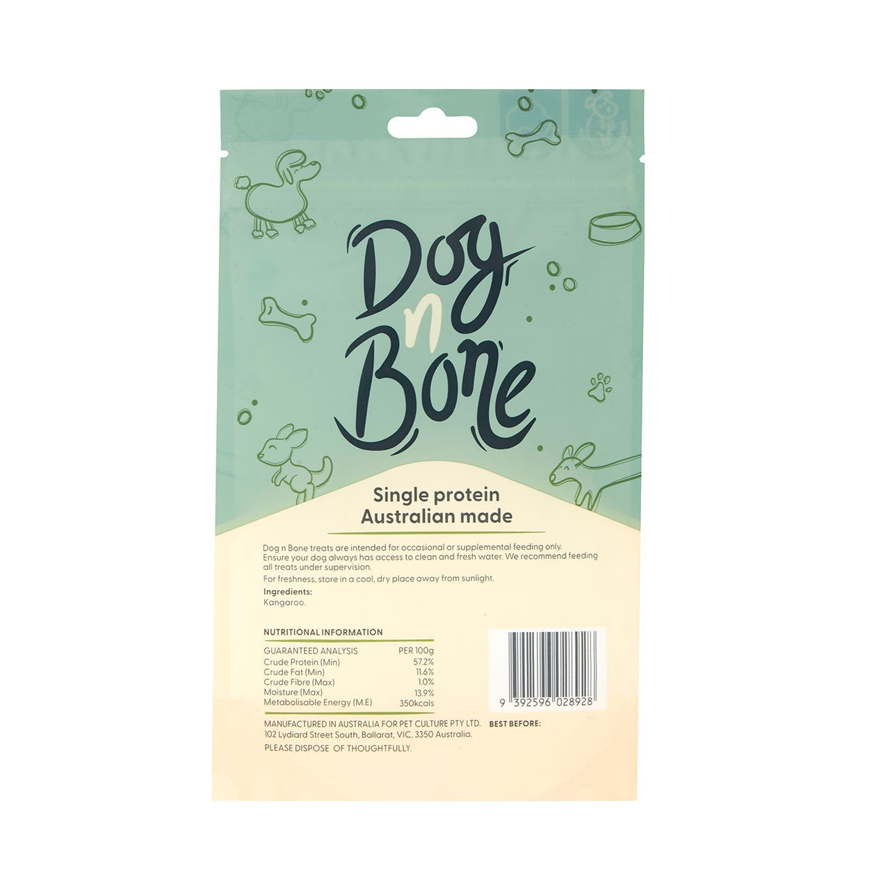 Dog n Bone Kangaroo Tail Discs Dog Treats