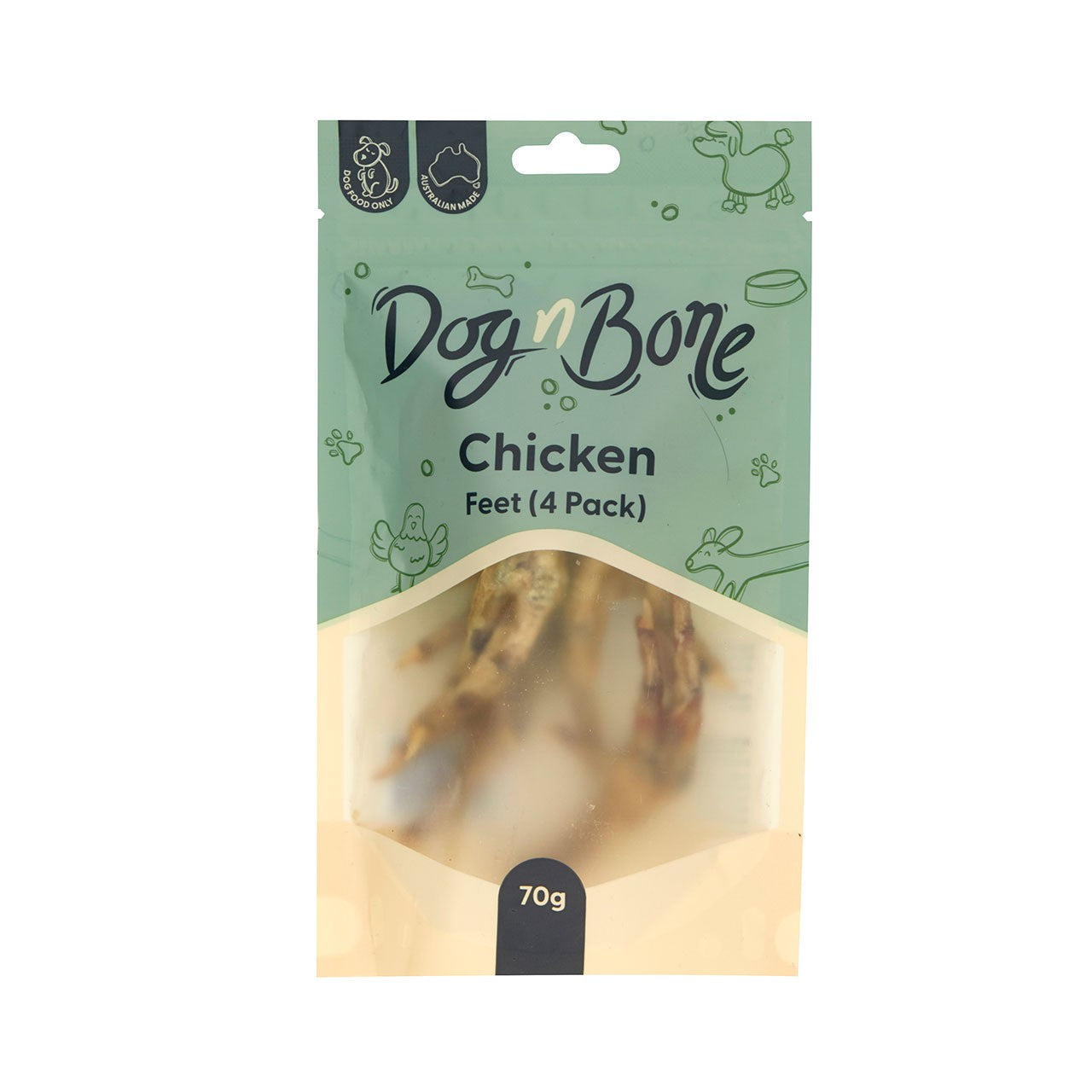 Dog n Bone Chicken Feet Dog Treats
