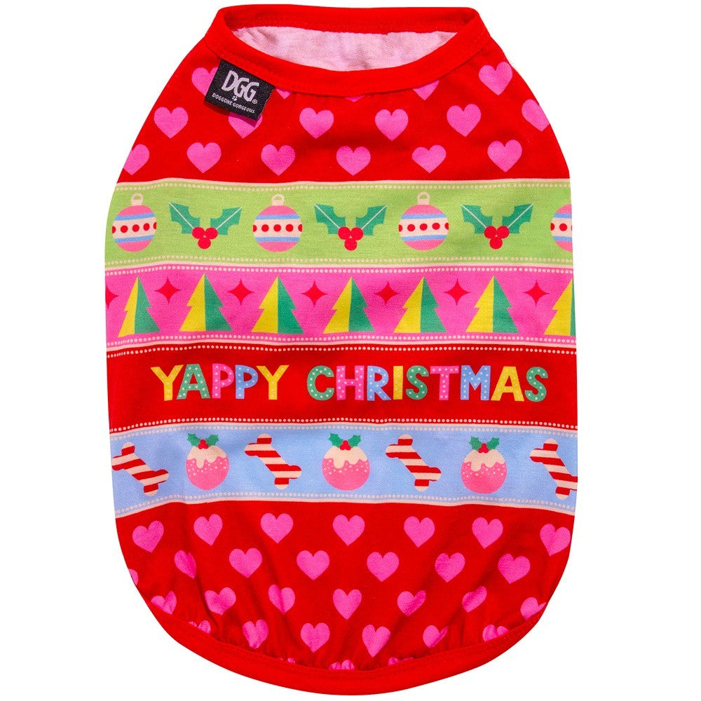 DGG Yappy Christmas Dog T-Shirt