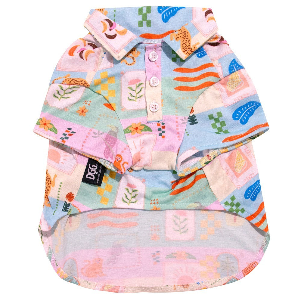 DGG Resort Dog Shirt Gelato Stripe