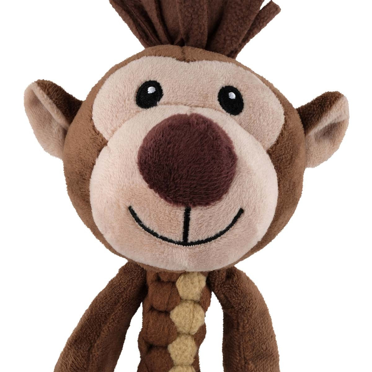 Creatures Monkey Plush Dog Toy